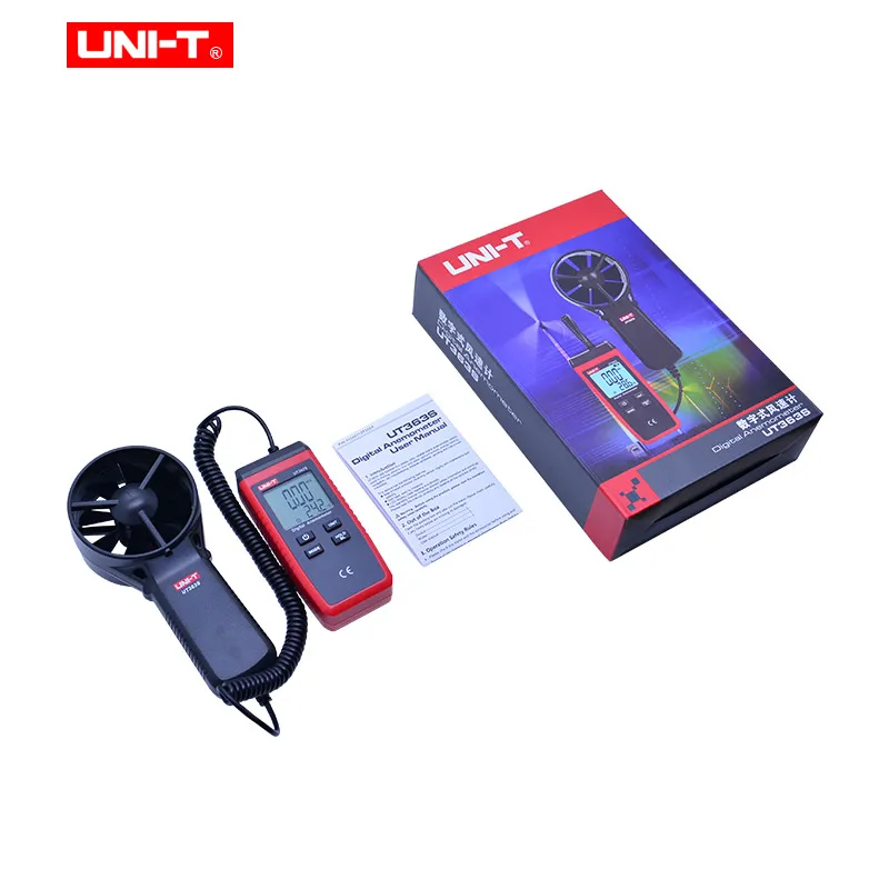 ENOTA UT363S za 0,4~30 m/s Pocket Digitalni Anemometer Hitrost Vetra Merilnik količine Zraka Temperatura Okolja Tester