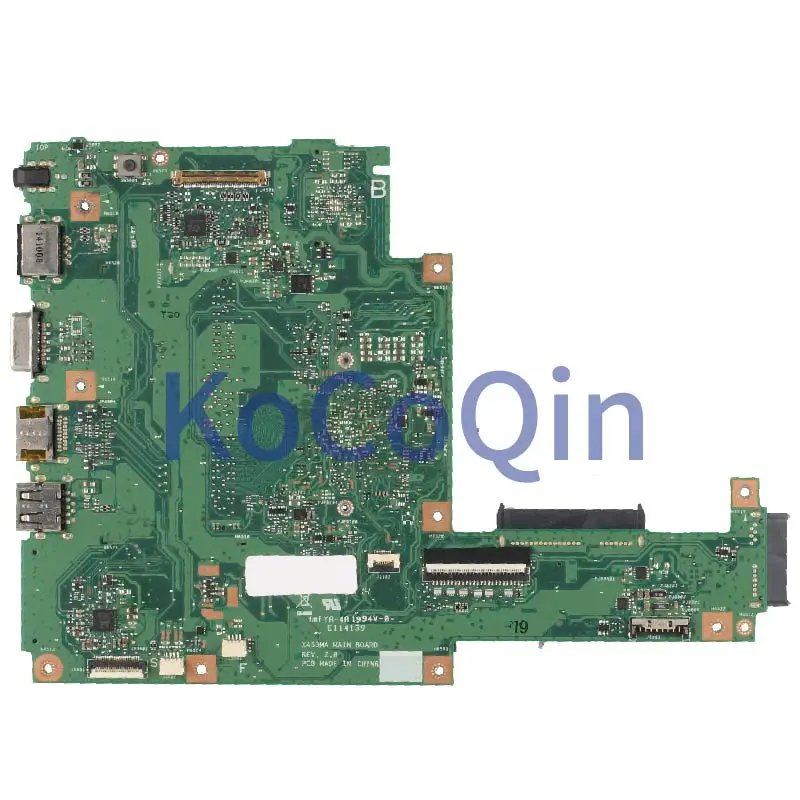 KoCoQin Prenosni računalnik z matično ploščo Za ASUS X453MA N2840 Mainboard REV.2.0 SR1YJ DDR3