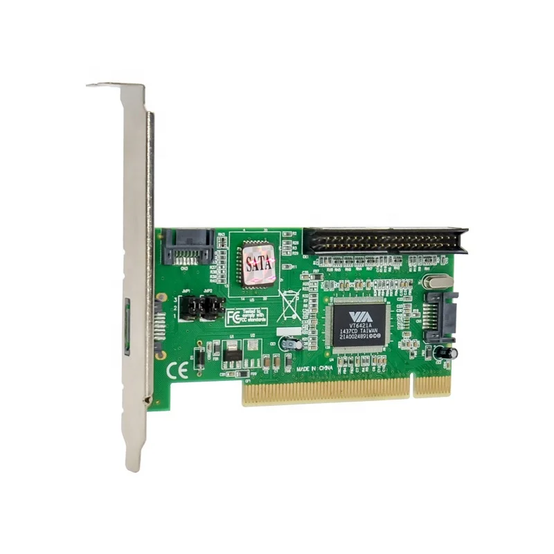 PCI 2 Port SATA + PATA RAID+Esata Krmilnik kartico PREKO VT6421A Chipset