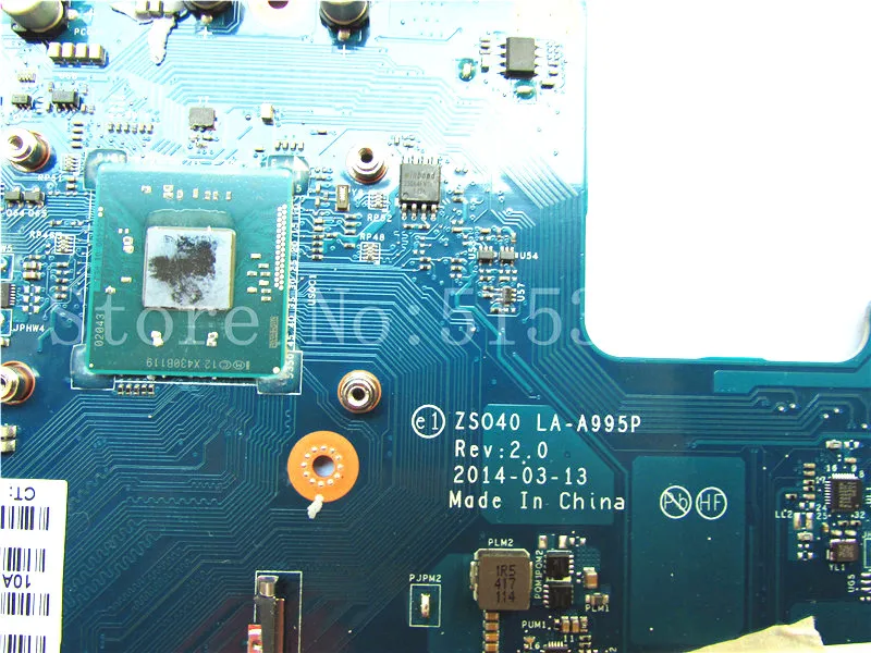 Prenosni računalnik z matično ploščo za HP 240 G3 14-R 788004-501 Zvezek motherboard ZS040 LA-A995P N3540 Testirani
