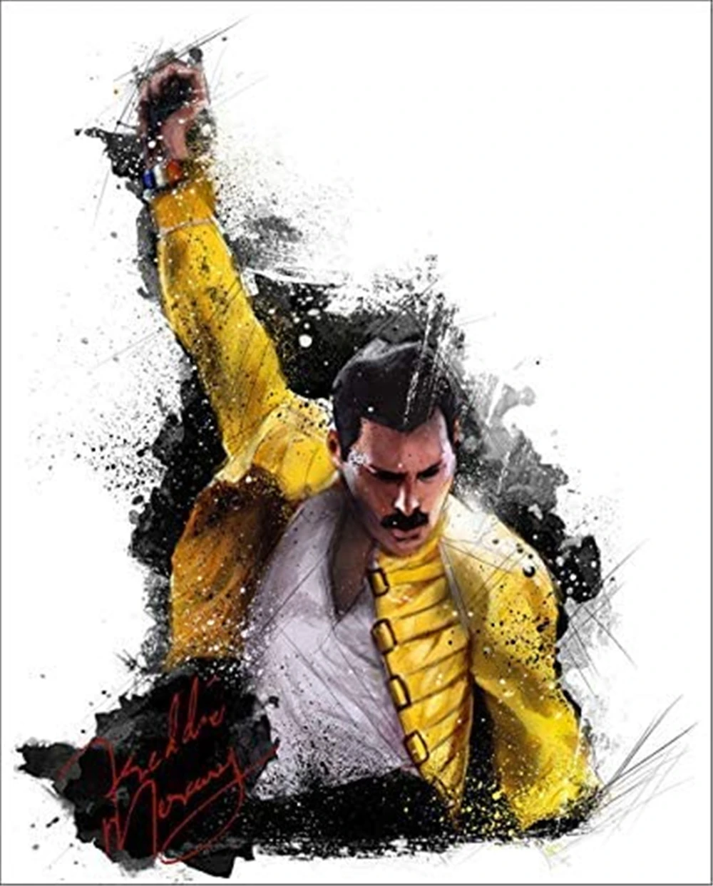 Wall Art Natisne Freddie Mercury Kraljica Slikarsko Platno Plakate za Spalnico, dnevno Sobo Doma Stenske Dekoracije