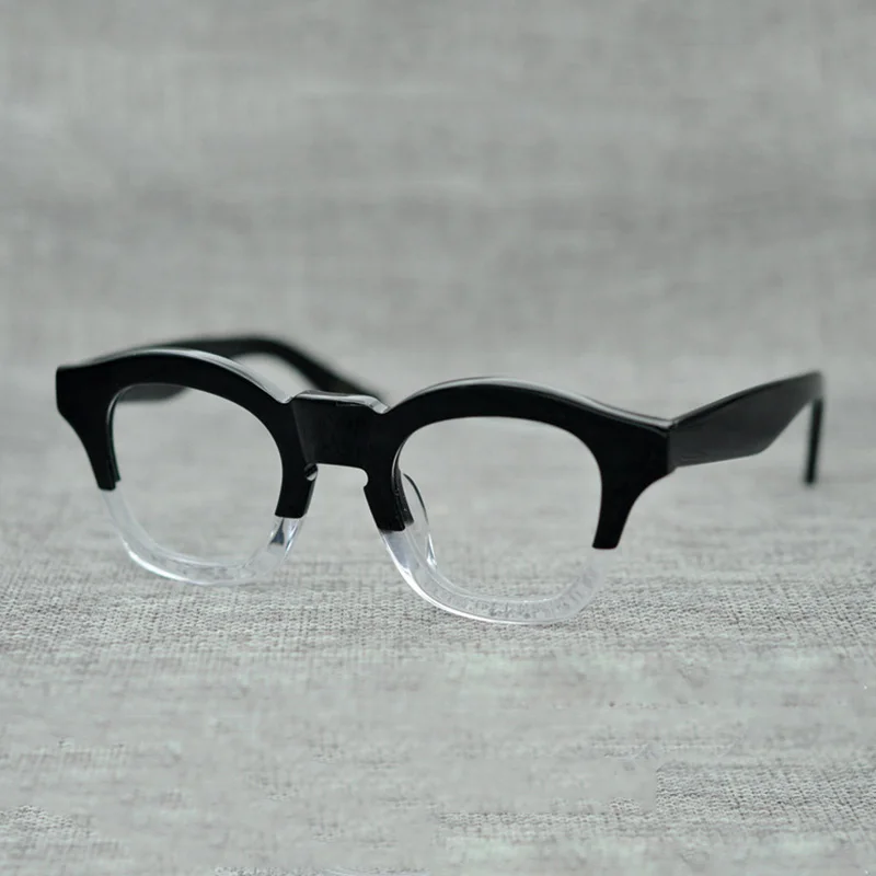 Vazrobe letnik očala okvirji moški ponaredek modni očala moških retro janpanese nerd očala na recept, optični
