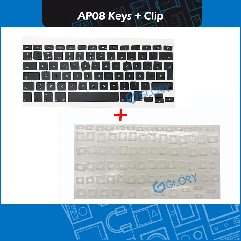 Novo AP08 Keycap Škarje Posnetka nastavite za Macbook Air Pro Retina A1370 A1465 A1369 A1466 A1425 A1502 A1398 Tipke s Prilepko