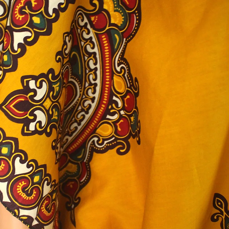 2020 Dashikiage Afriške Dashiki Tiskanja Appliques Kratek Rokav Maxi Obleke, Modni Bombaž Elegantno Afriške Obleke Za Ženske