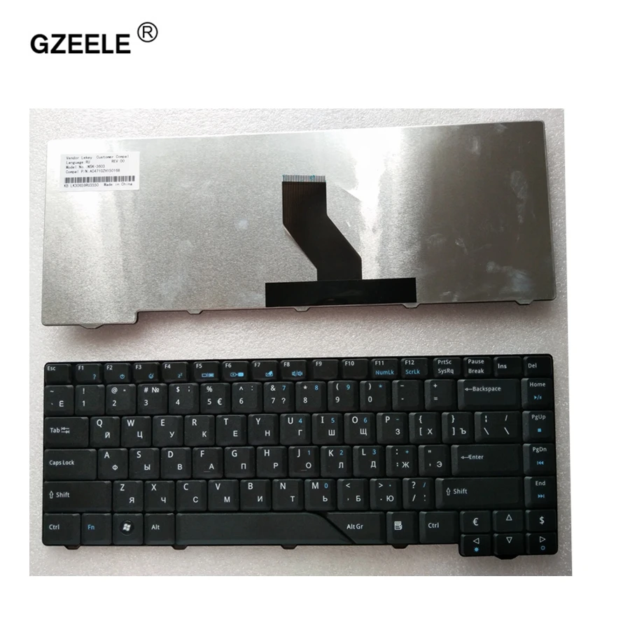 GZEELE nova ruska laptop tipkovnici za Acer Aspire AS4710 AS4520-5582 4710ZG eMachines E500 E510 serije BLACK RU postavitev tipkovnice
