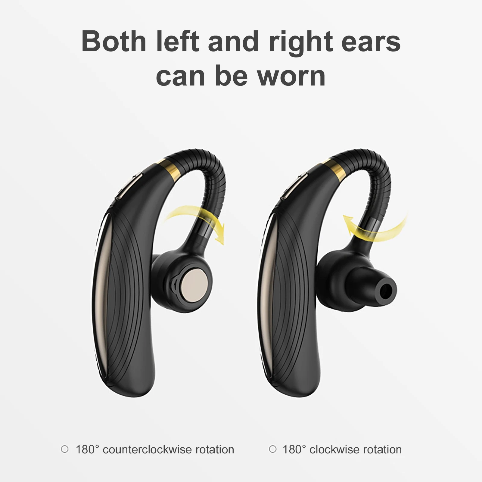 1Pc Brezžična tehnologija Bluetooth Kostne Prevodnosti Slušalke Ear Kavelj HD Glasbo Brezžično Haedset Uho držalo za uho Bluetooth Slušalke z Mikrofonom