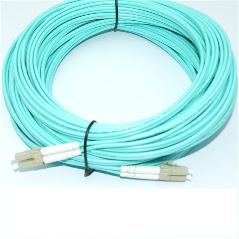 LC/UPC-LC/UPC OM3 Multimode 10G Optični Patch kabel za Obojestransko tiskanje MM 50/125um,PVC Suknjič,3,0 mm.Dolžina ali drugih Priključek se lahko meri
