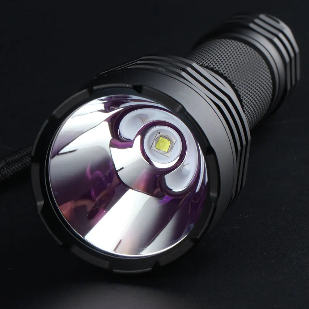 Konvoj LED Svetilka C8+ Linterna SST40 Visoko Zmogljiva Bliskavica, Črna Baklo 2000lm Kampiranje, Ribolov Lučka Taktično Delo Svetlobe,