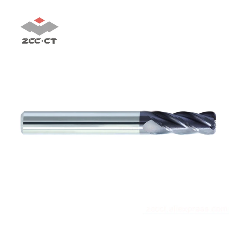 10pcs ZCCCT trdna karbida koncu mlini VSM-4R-D6.0R0.5 6,0 mm diamater polmerom 0.5 za Splošno obdelavo toplotno odporne zlitine