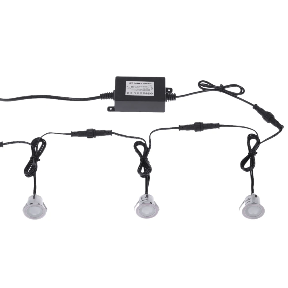 10PCS 32mm LED Krova Luči, 6W 500LM SMD2835 EU/ZDA/VB Plug za Zunanji Vrt Poti Dekor Podzemnih Nepremočljiva Pozornosti