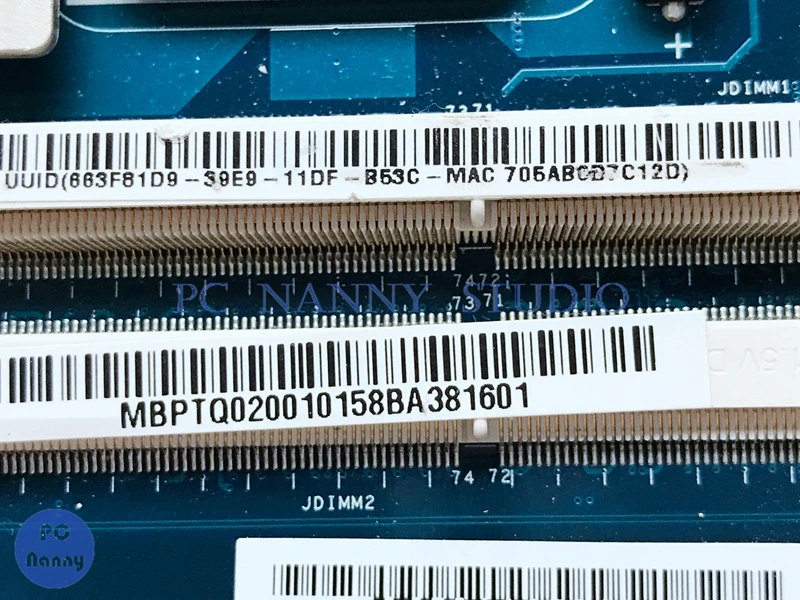 PCNANNY za ACER 5552G 5551G Prenosni računalnik z matično ploščo MBPTQ02001 NEW75 LA-5912P + heatsink=namesto LA-5911P & CPU DDR3 dela