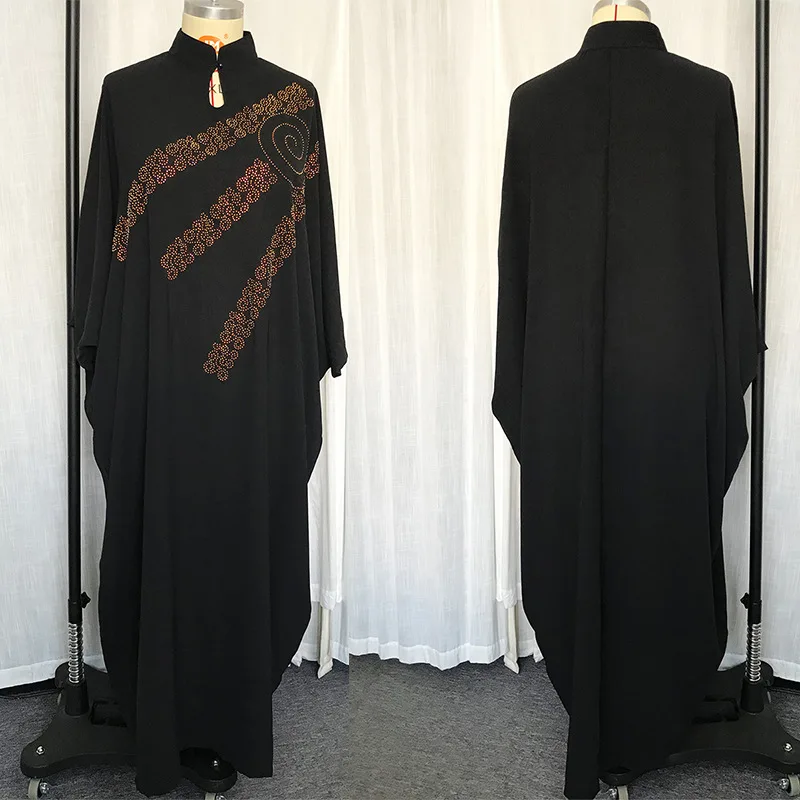 Afriške Obleke Za Ženske Dashiki Dolg Rokav Haljo Afriške Obleko Afriki Oblačil Super Elastični Diamanti Stranka Obleko Maxi 2021