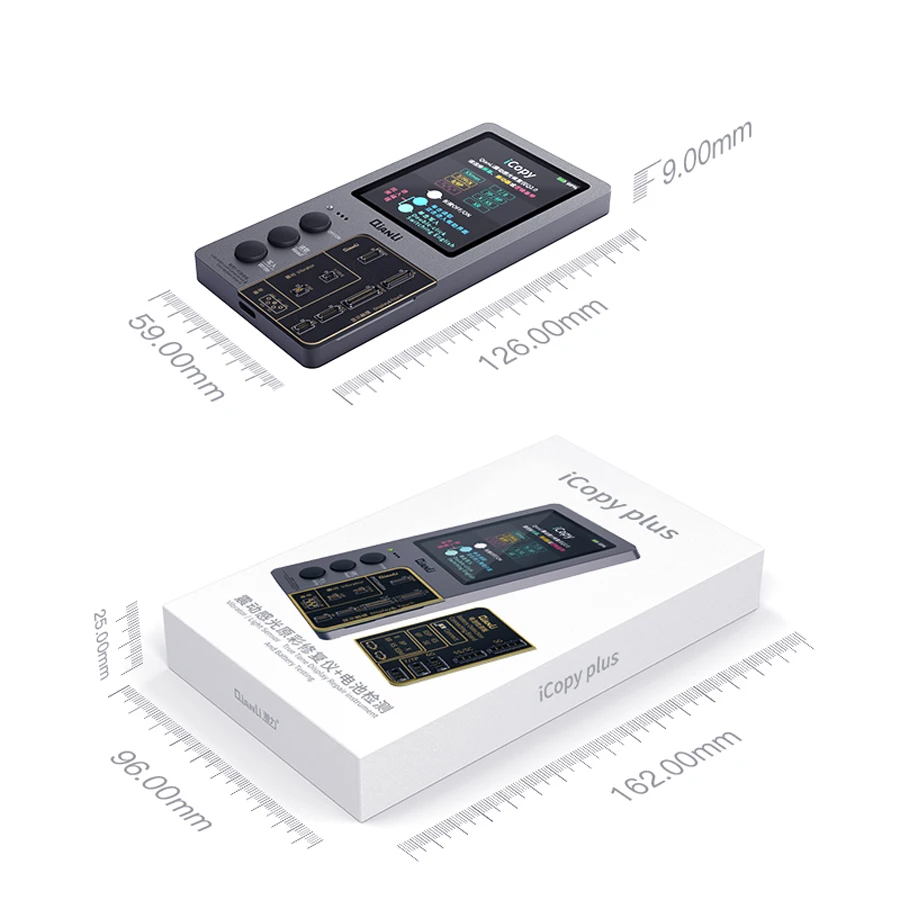 Qianli iCopy Plus z Baterijo Testiranje Odbor za iPhone 7/8/8P/X/XR/XS/XS MAX/11 Pro Max LCD/Vibrator Prenos EEPROM-Programer