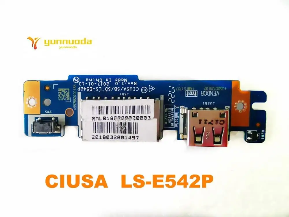 Original za Lenovo 320S-14 520 S S310 7000 USB odbor CIUSA SB SD LS-E542P REV 1.0 preizkušen dobro ping