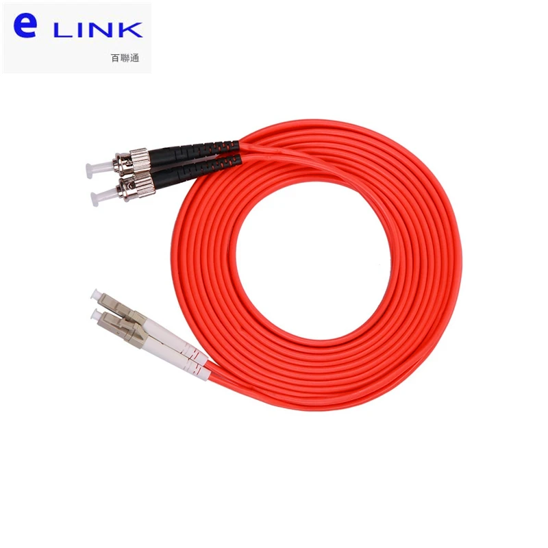 20pcs LC UPC ZA ST UPC optični patch kabel duplex multimode 50/125um 2,0 mm oranžna kabel iz optičnih vlaken skakalec brezplačna dostava ELINK