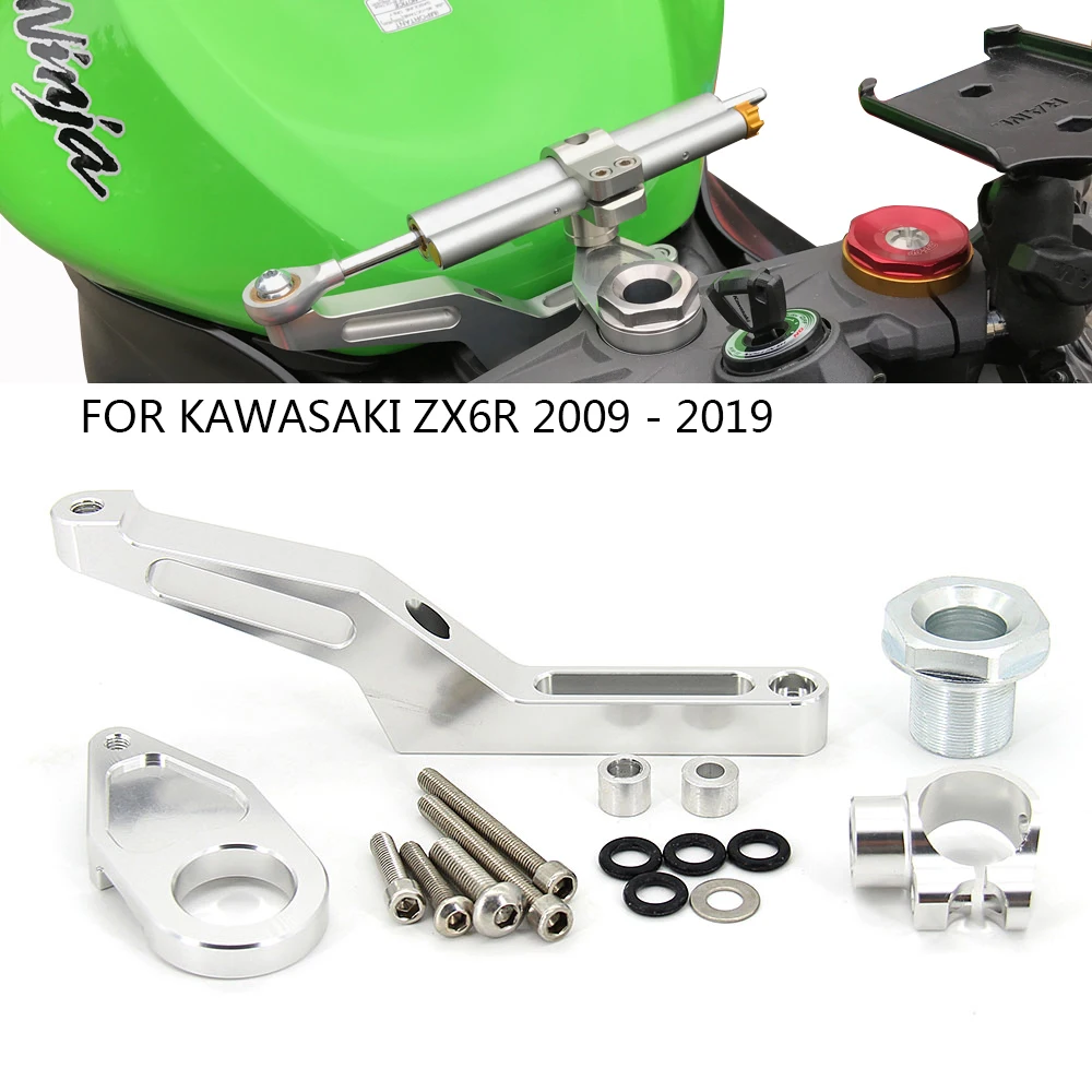 Motorno kolo CNC Krmiljenje Blažilnik nametitev Za Kawasaki Ninja ZX-6R ZX6R ABS ZX636 2009-2019 2016 2017
