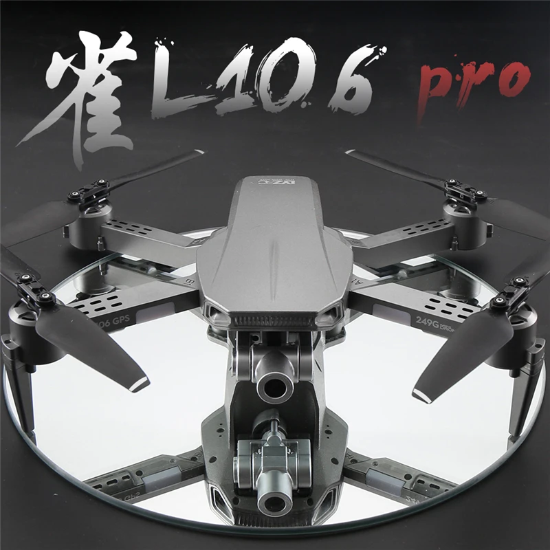L106 Pro GPS Brnenje 4K RC Quadcopter Z Kamero Optični Tok FPV Brnenje 4K Strokovno brezpilotna letala Z GPS In Fotoaparat Menoj Dron