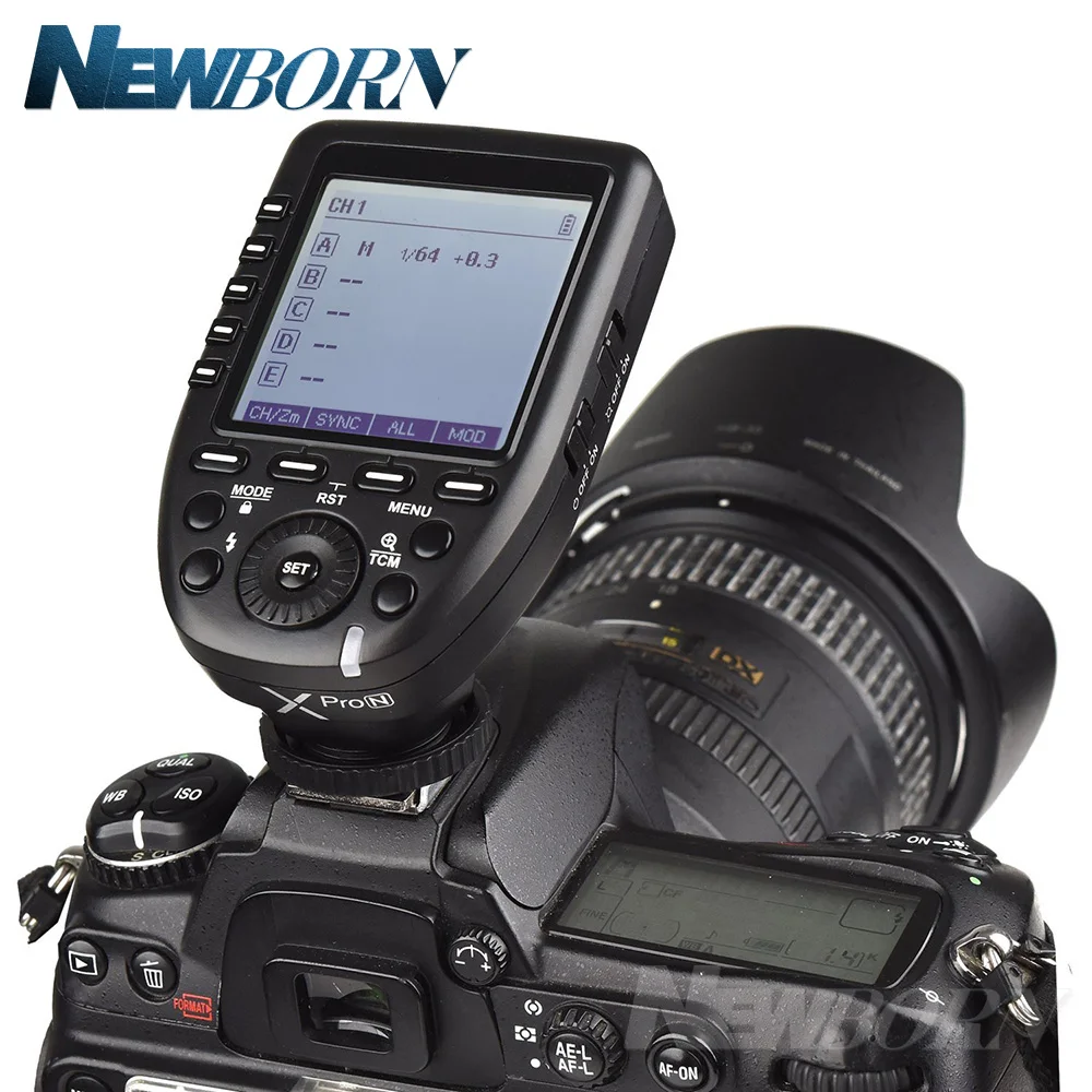 Na Zalogi Godox Xpro-N i-TTL II 2.4 G Brezžični Sprožilec High Speed Sync 1/8000s X sistem z LCD Zaslonom Oddajnik Za Nikon DSLR