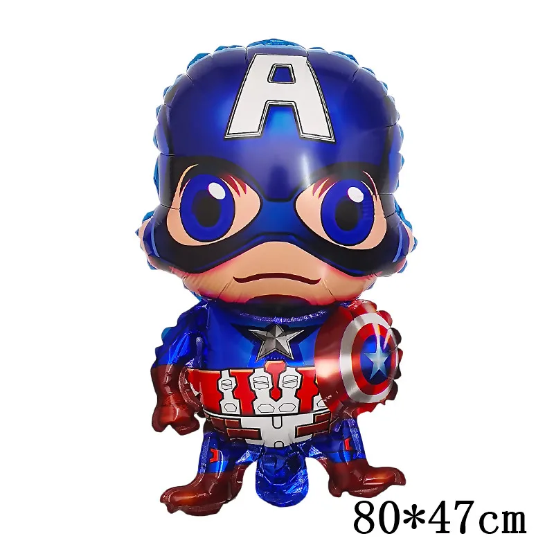 41pcs/veliko Spiderman Folija Baloni Vesel Brthday Captain America Junak Balon Za Otroke Rojstni dan Dekoracijo Igrače Zraka Ballon