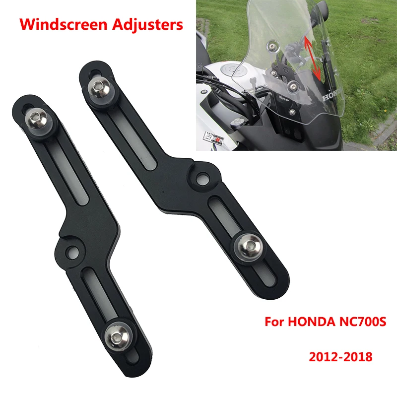 Za HONDA NC700S NC 700S NC700 S 2012-2018 Motocikel Pribor vetrobranskega stekla Nastavitev pretok Zraka Nastavljiv Veter Vetrobranski