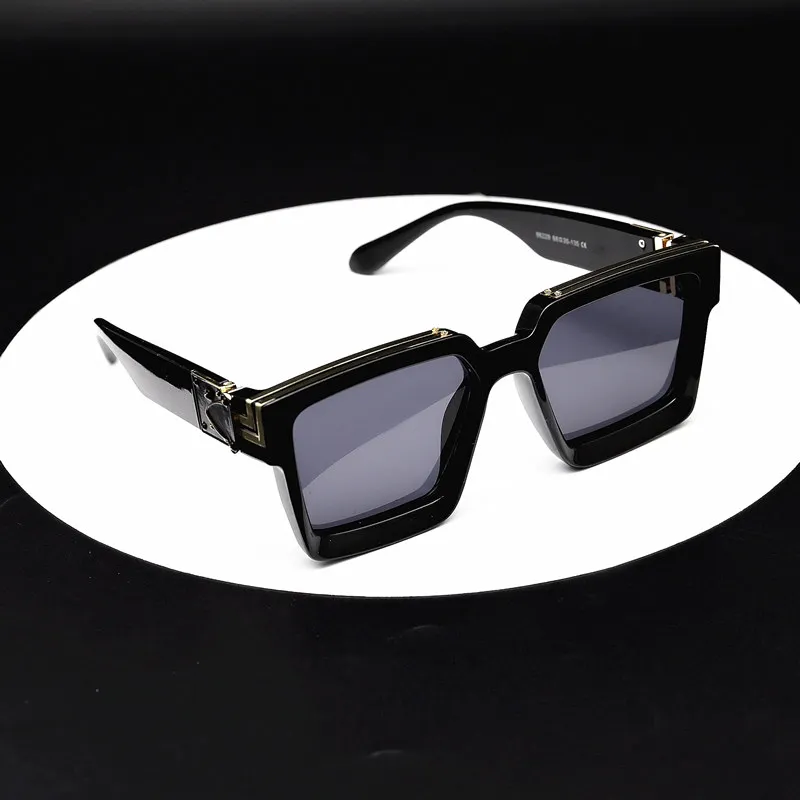 BRERONE 2020 NOV Kvadratni Luksuzni sončna Očala Moški Ženske Modni UV400 Očala