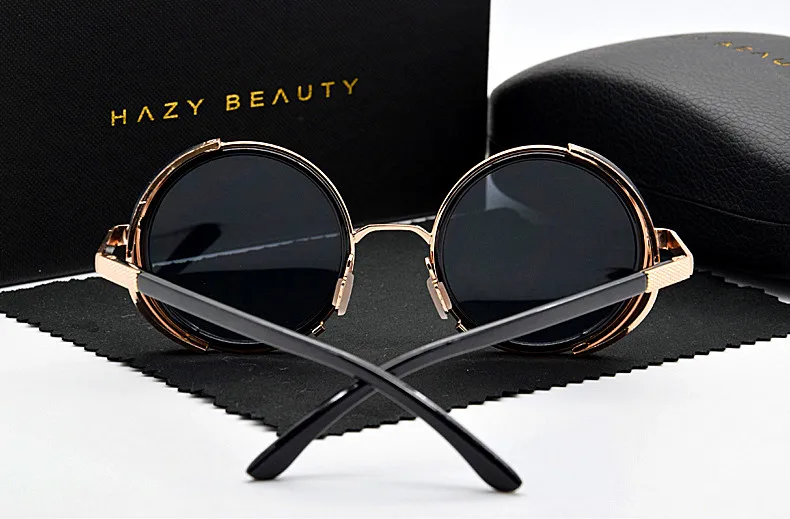 2020 Gothic Steampunk sončna Očala Moških Krog Vintage sončna Očala Ženske Modne blagovne Znamke Oblikovalec Sunglass Retro sončna očala oculos uv