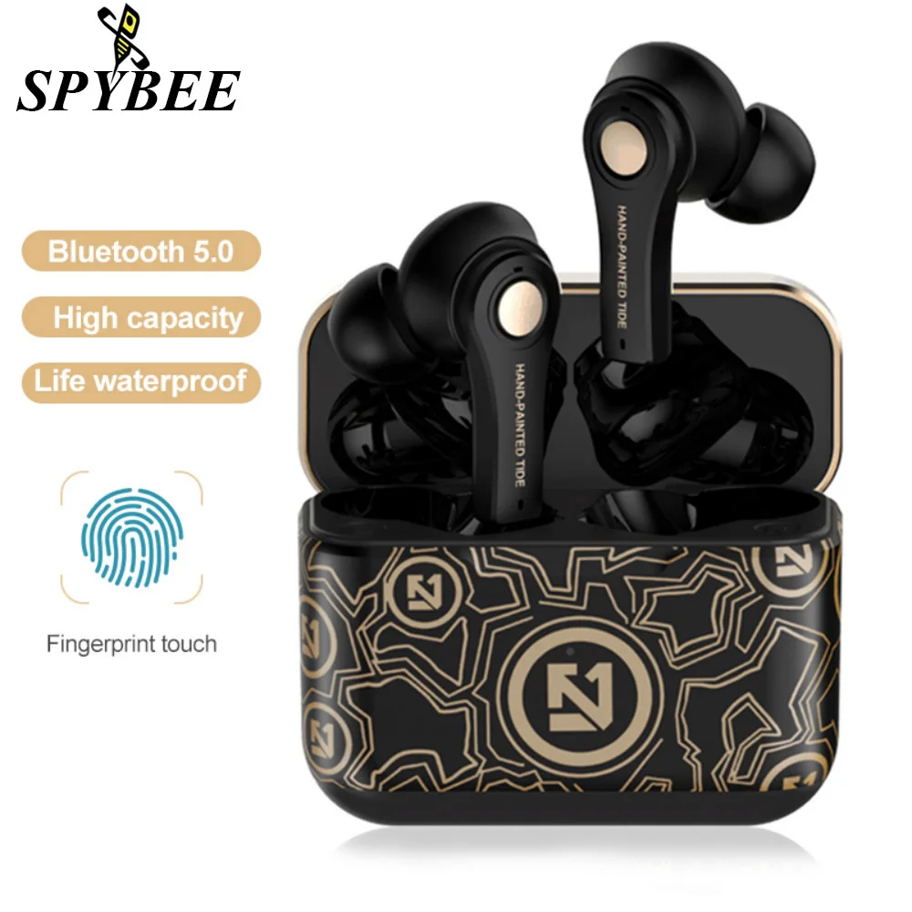 TWS Bluetooth Slušalke, Brezžične Slušalke, Moda človek, Pisane Športne Slušalke Hifi Stereo Čepkov Sweatproof Z Mikrofonom