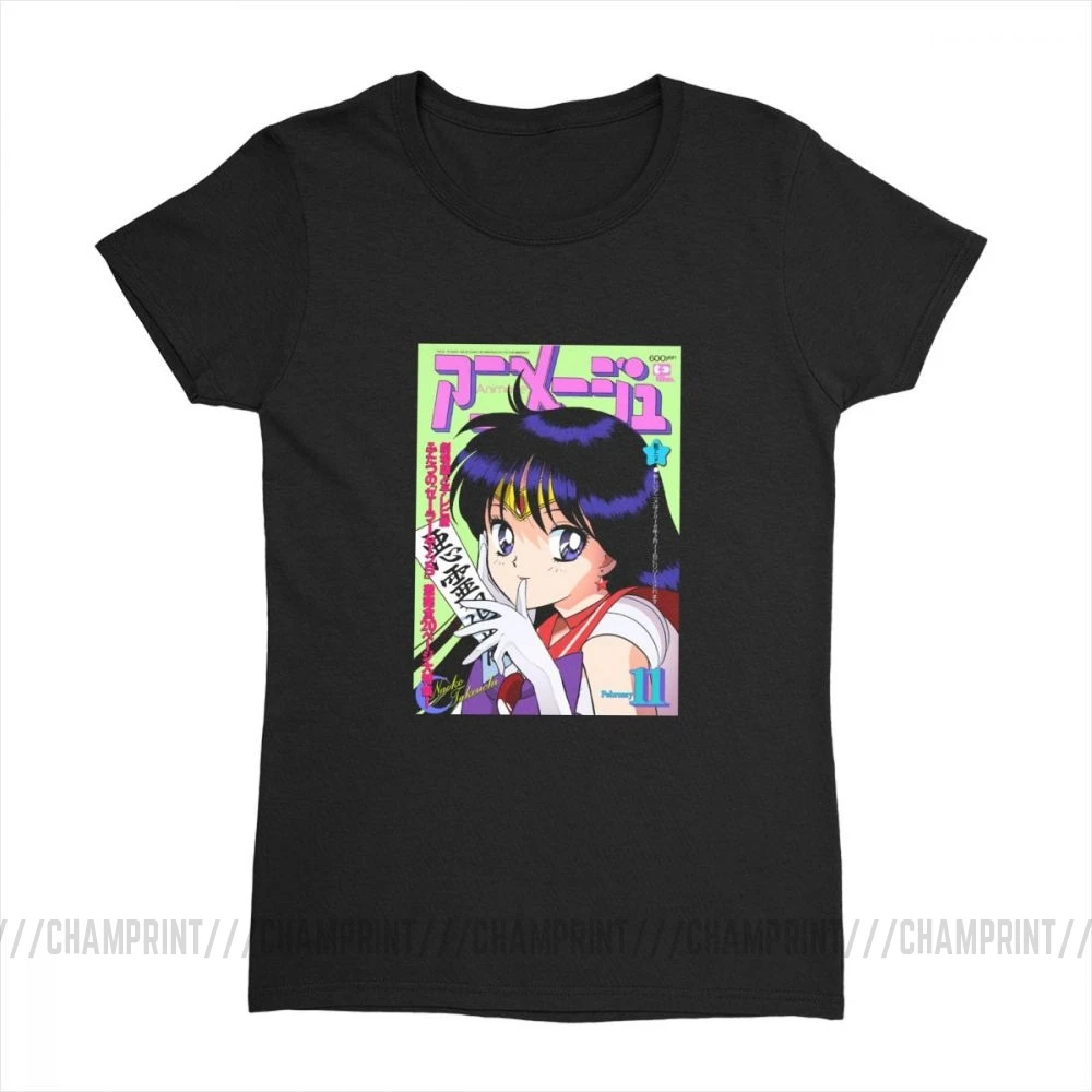Ženske Mornar Mars Revije Sailor Moon Tshirt Japonski Anime Ulzzang T-shirt Moda Bombaž Tees Vrh Vse Tekme Ženska Oblačila