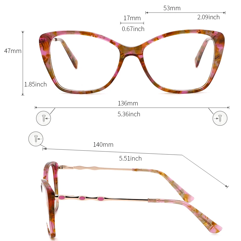 KANSEPT Optičnih Očal Okvir Ženske Mačka Oči, Kratkovidnost Predpisovanja Očala Okvir 2020 Nov Prihod Gafas MG6050