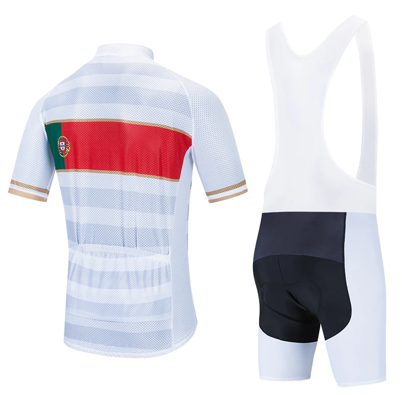 2020 EKIPA Portugalska kolesarski dres Kolesarske hlače, ŠPORTNA oblačila Ropa Ciclismo Moške poletne quick dry PRO KOLESARJENJE Maillot Hlače Oblačila