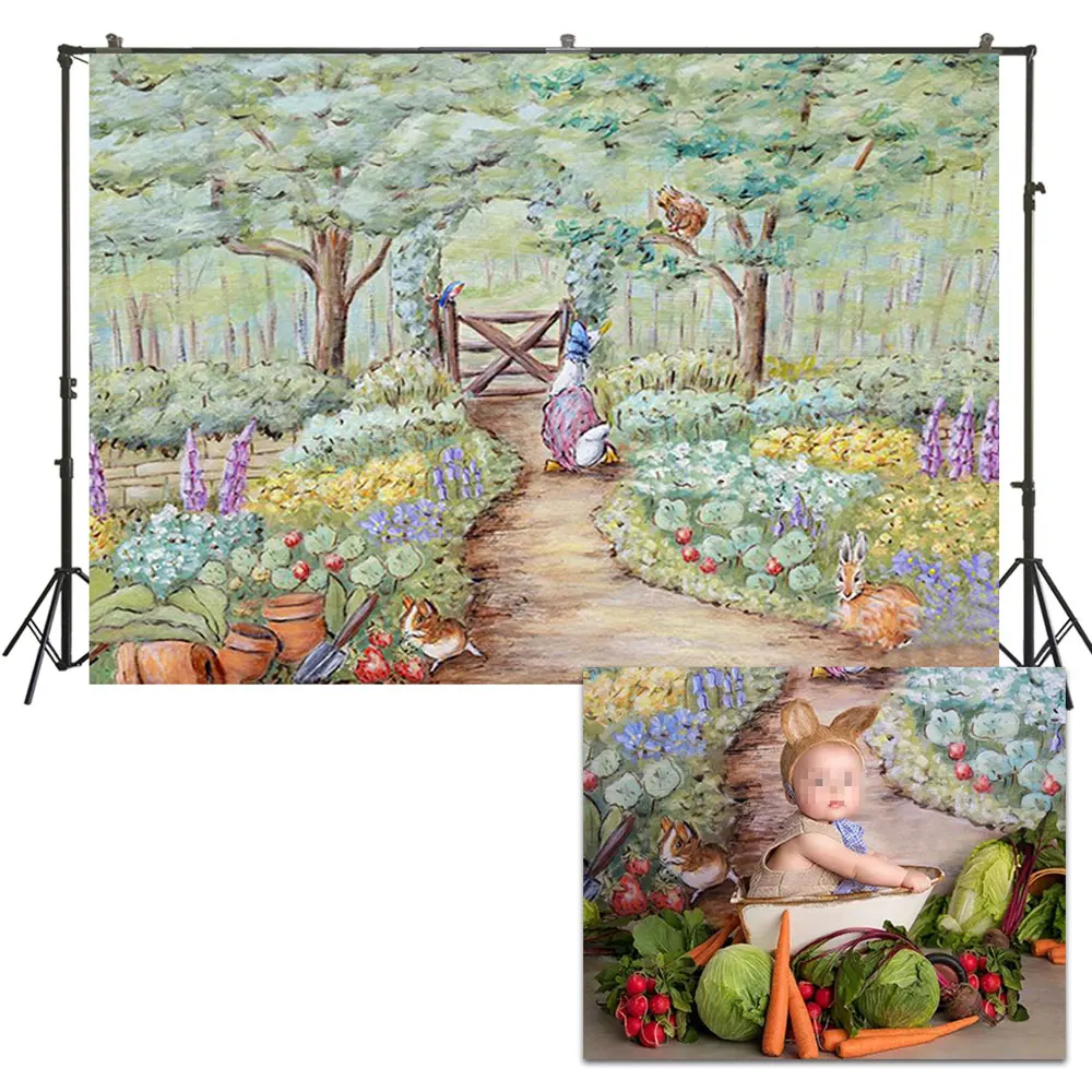 Akvarel Ozadje Spomladi Vrt Pathlet Cvetlični Ozadju Fotografije Video Ozadju Pokončni Banner Photoshoots Ozadje