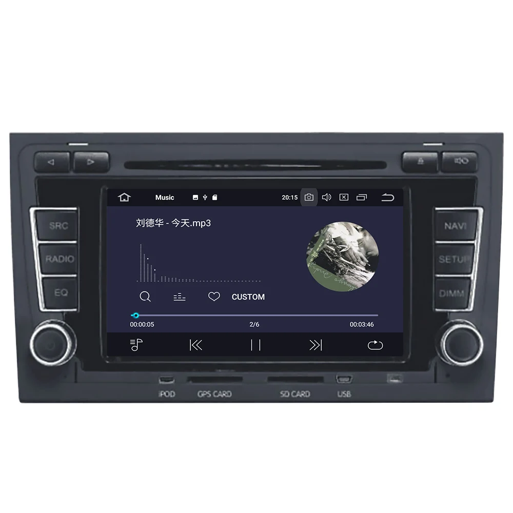 64 Android 10.0 Avto Multimedijski Predvajalnik Za Audi A4 2003-2012 za Audi Seat Exeo 2009-2012 GPS Radio predvajalnik, zaslon na Dotik, vodja enote