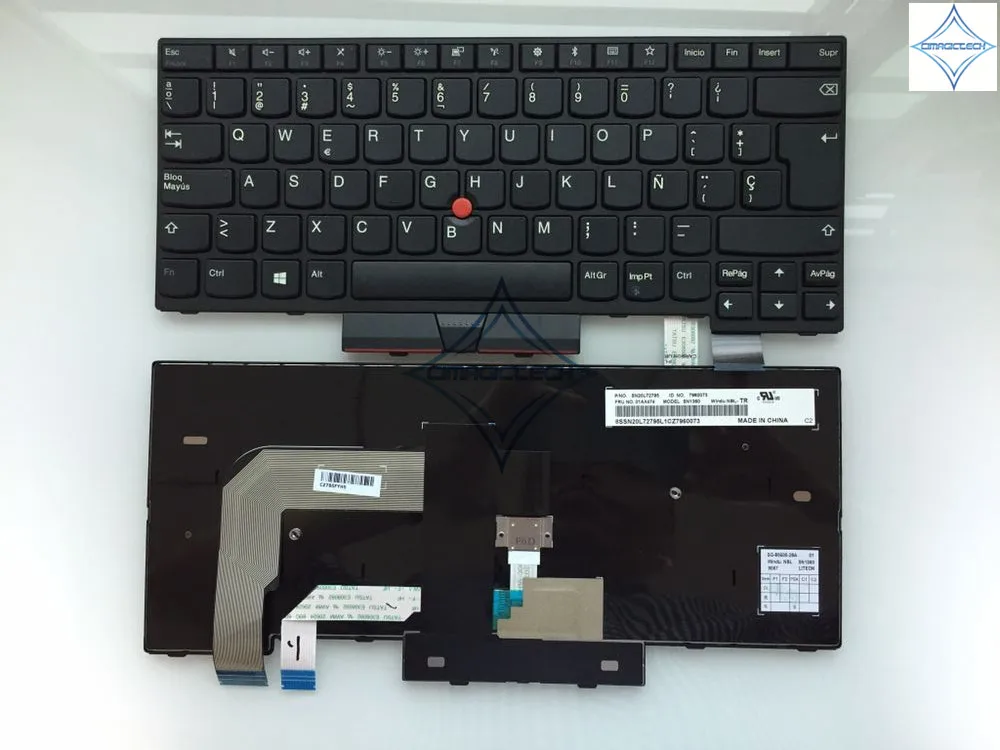 Novo za Lenovo Thinkpad T470 T480 A475 sp španski notebook laptop tipkovnici, teclado SN20L72795 SN1360 FRU ŠT.01AX474