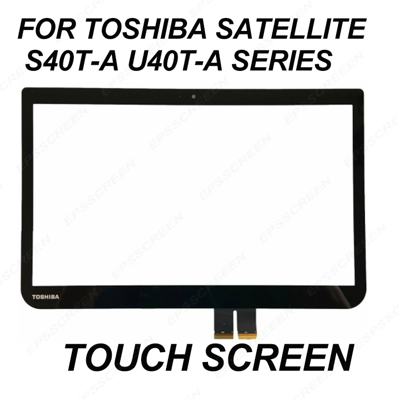 Zamenjava ZA Toshiba Satellite S40T-A U40T-VRSTO, Zaslon na Dotik, Računalnike SPREDAJ Steklena plošča, 14.0 fix zaslon