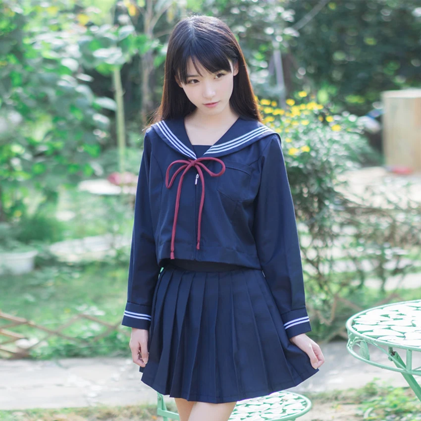 2020 Japonski korejski Slog Kawaii Girls JK bo Ustrezala High School Uniform, Dekleta, Ženske Novost Mornar Obleke, Uniforme Anime Krila S-5XL