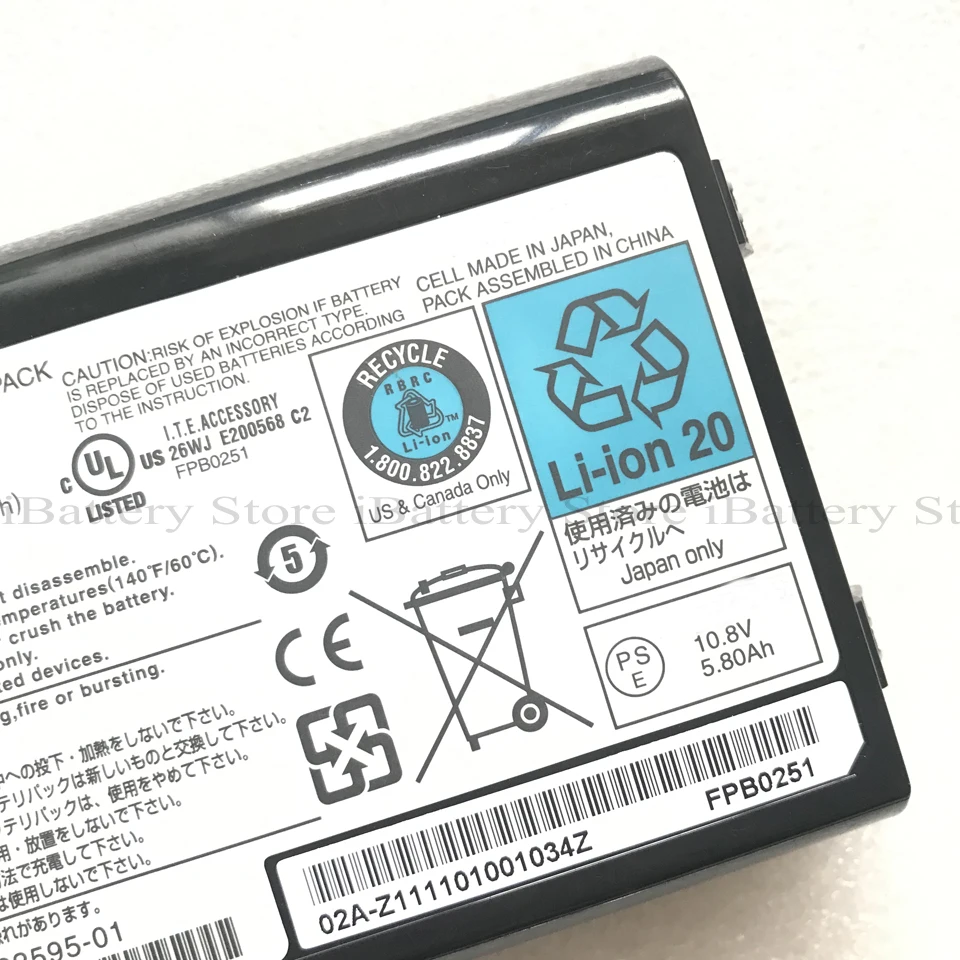 Resnično FMVNBP200 Baterija Za Fujitsu LifeBook T900 T5010 T4310 T1010 T730 FPCBP280