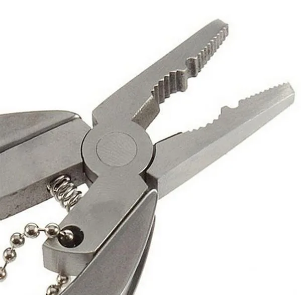 Novo 1PC Foldaway Keychain Žep večnamenska Orodja Set Mini Klešče, Nož, Izvijač Visoke Kakovosti GYH