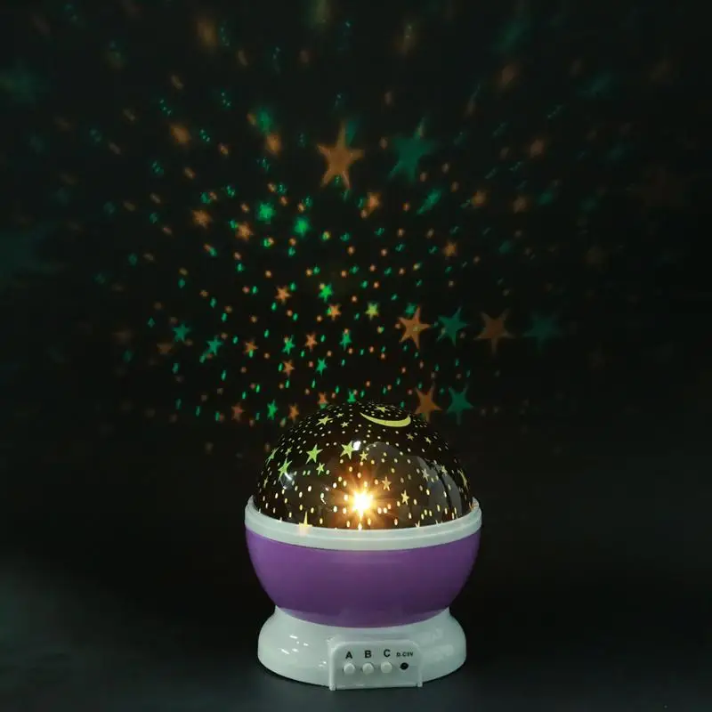 LED Rotating Noč Svetlobni Projektor Zvezdnato Nebo Star Mojster Otroci otroški Spanec Romantično LED USB Projektor Lučka za Otroka, Darila