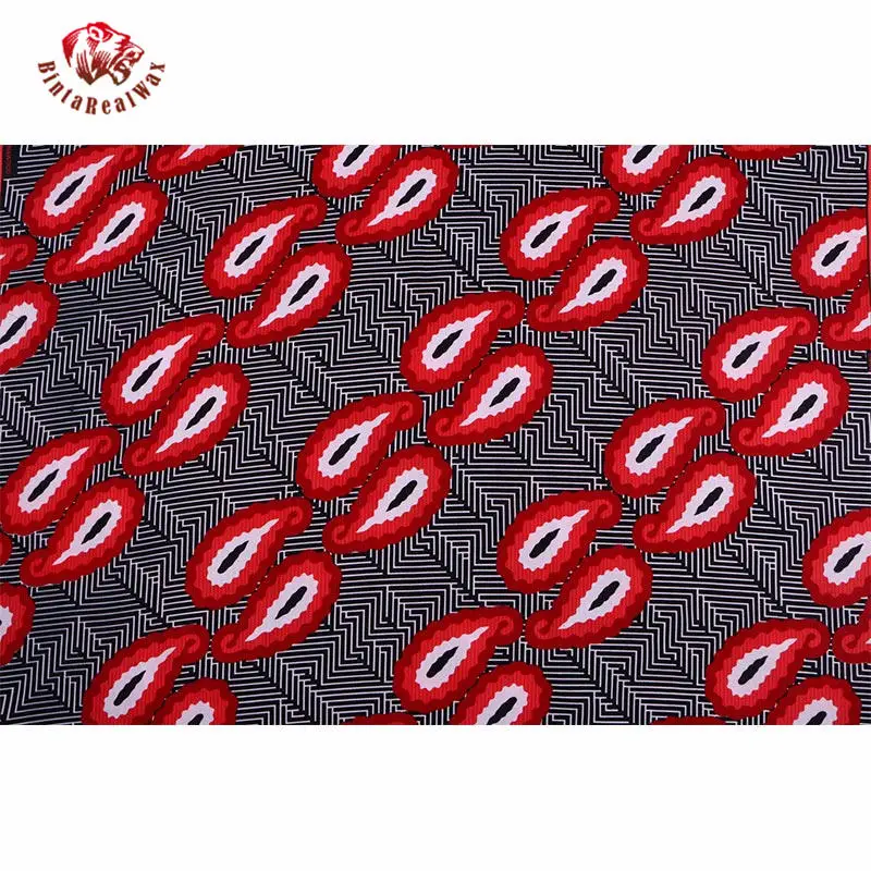 Ankara Afriške Natisne Mozaik Pravi Vosek Obleko Šivanje Tissu Obrti DIY Tekstilni Material za Poroko FP6106