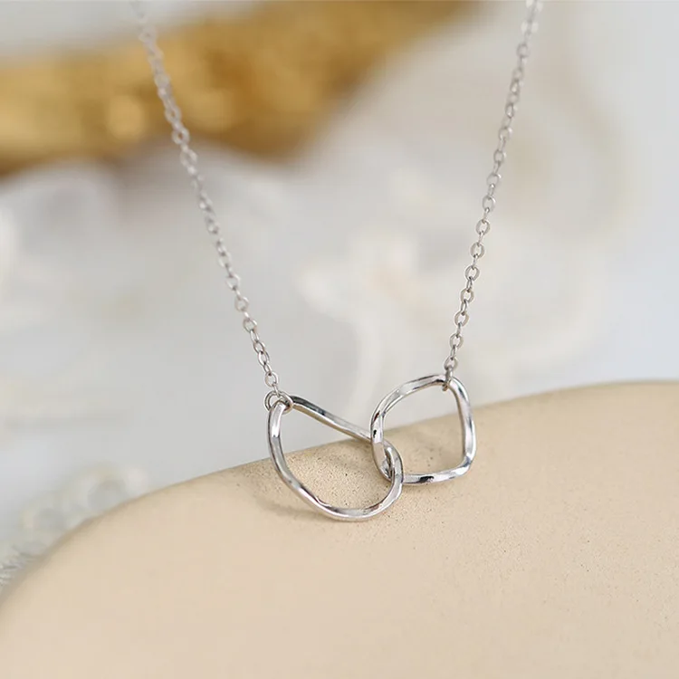 GU08 Preproste ustvarjalne clavicle verige križ nepravilne geometrijske krog ogrlica darilo ogrlica za ženske