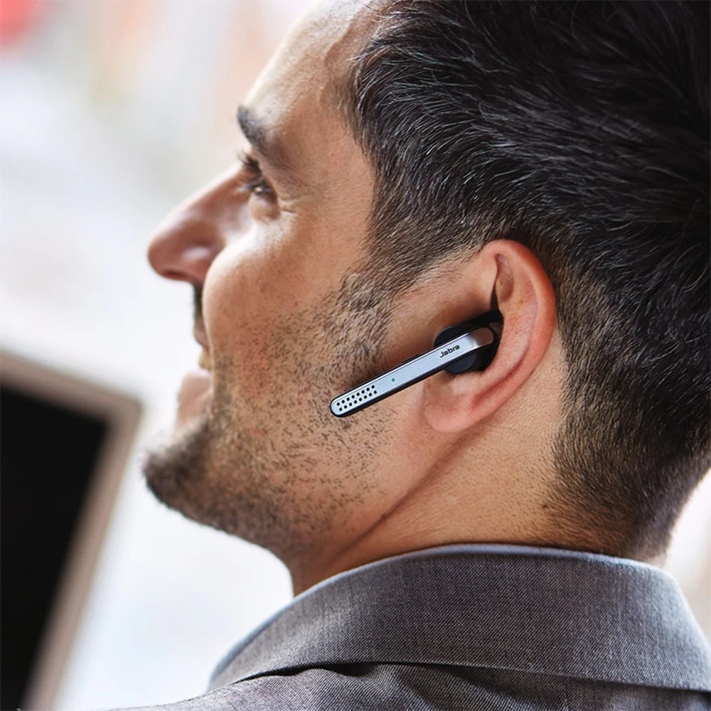 Jabra Prikrite Prostoročno opremo Bluetooth Slušalke Govori 45 Brezžična tehnologija Bluetooth Poslovnih Slušalke HD Voice Stereo Klic Glasbe V Avtu
