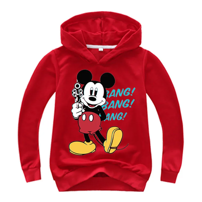 Mickey Minnie Hoodies Majica Za Fante Majica Baby Dekle Kostum, Otrok, Šport Majico, Pulover Otroci T-shirt Dolgi Rokav Vrhovi Tee