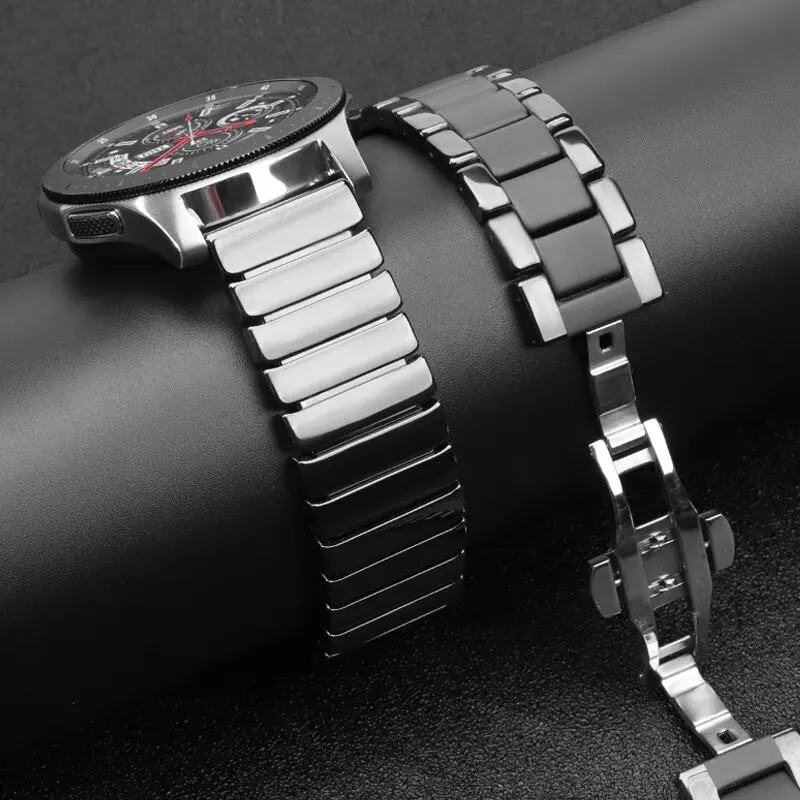 Keramični trak Za Samsung Galaxy watch 46mm band Prestavi S3 Meje 46 20 22 mm Huawei watch GT2 22 mm watch band haylou sončne