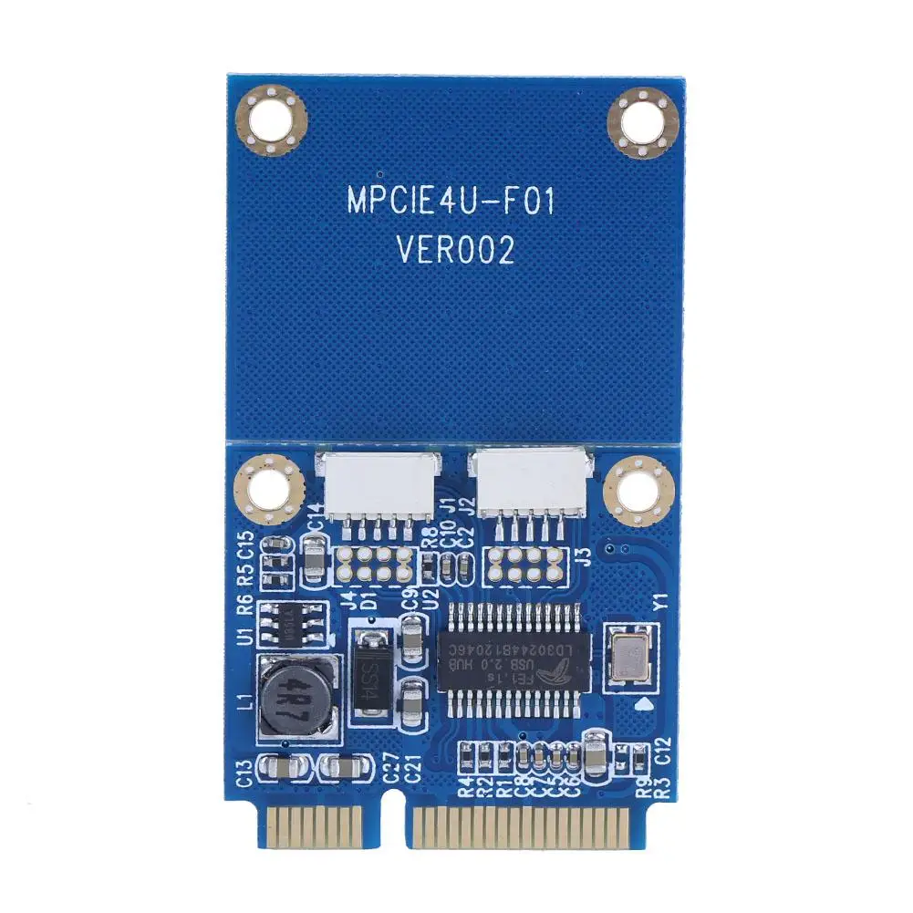 Mini PCI-E Dual USB Adapter mPCIe do 5 Pin 2 Vrata USB2.0 Pretvornik Kartico