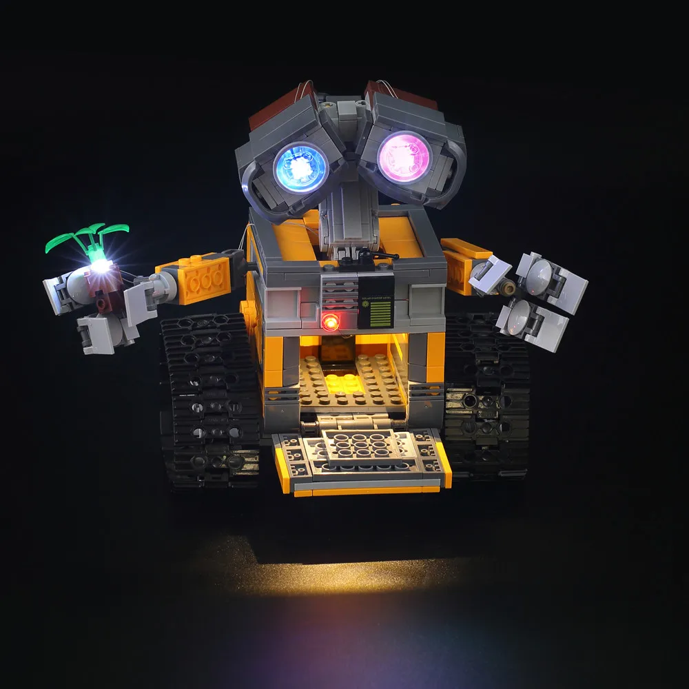 Kyglaring Led Luči Komplet Za Idejo Robot Steno E Svetloba Nastavite Združljiv Z 21303 In 16003(NE Vključuje Model)