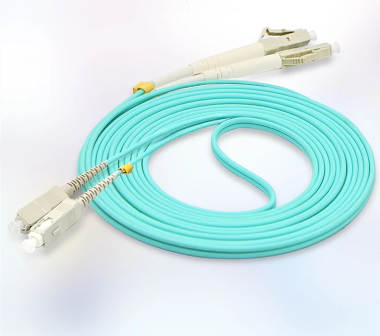 15M OM3 Optični Patch Kabel OM3-150 10 G duplex kabel SC-SC LC-LC LC-SC FC-FC ST-ST LC-ST priključek aqua color ftth skakalec Tovarne