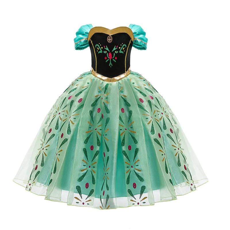 2021 Sneg Dekleta, Obleka Princess Kostum Halloween Carnival Otroci Obleko gor Otroci Obleke za Dekleta, Obleko Velikosti 5-10 Let
