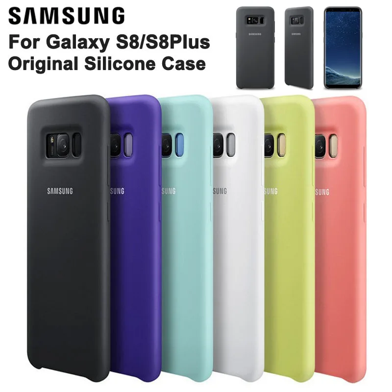 Samsung Uradni Original Silikon Primeru Zaščitni Pokrov Za Samsung Galaxy S8+ S8 Plus S8 + Primerih Mobilni Telefon Ohišja