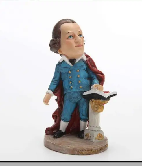 Svetovno znani Evropski glasbenik Beethoven model kip, okras, darila, Avstrijski Mozart model TV Film Lik kiparstvo vesel